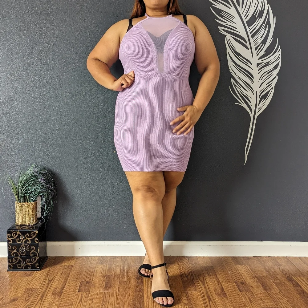 Almost Famous Bodycon Dress - Picture 1 of 11
